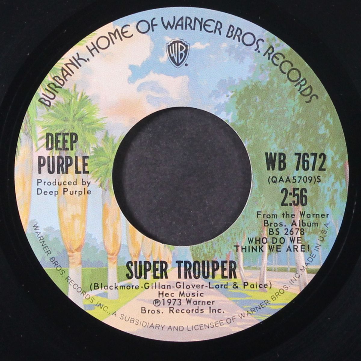 woman from tokyo (long) / mono (short) by DEEP PURPLE