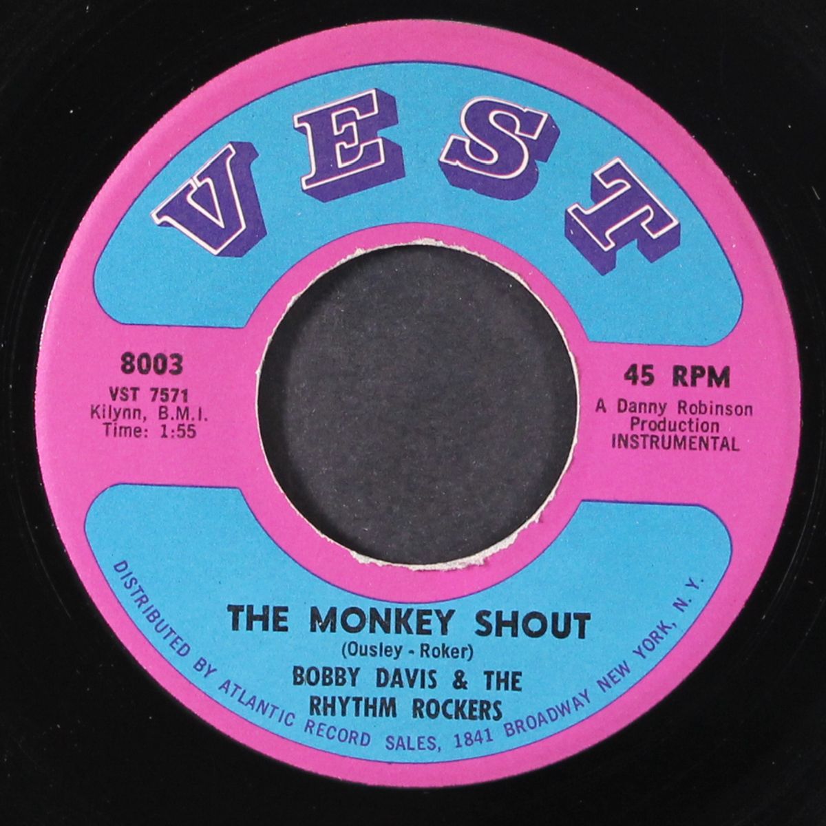 get with it / the monkey shout by BOBBY DAVIS & RHYTHM ROCKERS