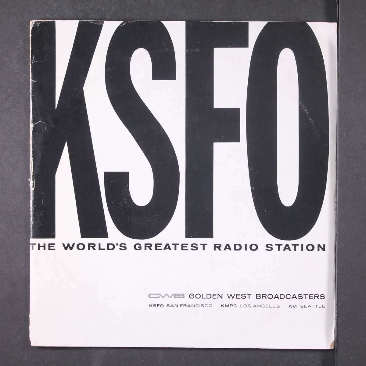 ksfo the world's greatest radio station by JOHNNY MANN / SF GIANTS