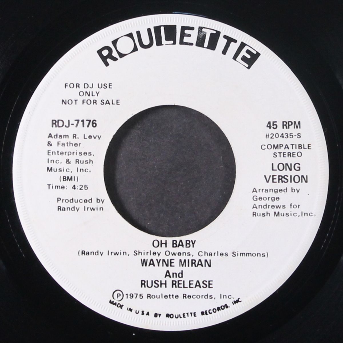 oh baby / short by WAYNE MIRAN & RUSH RELEASE