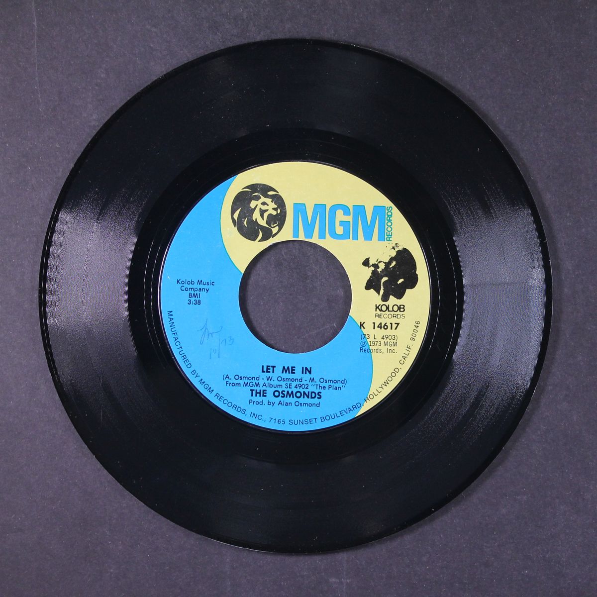 let me in by OSMONDS