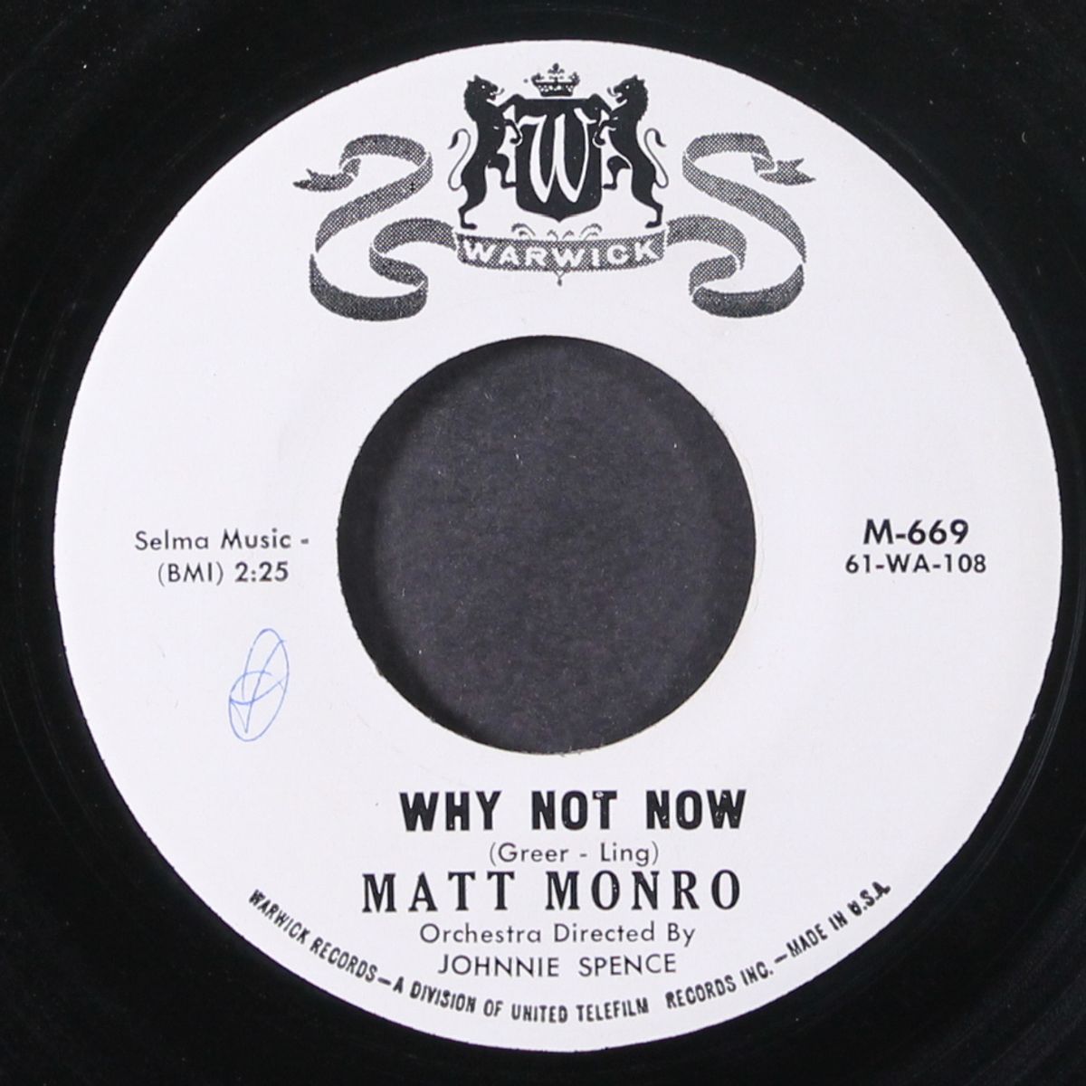 why not now by MATT MONRO