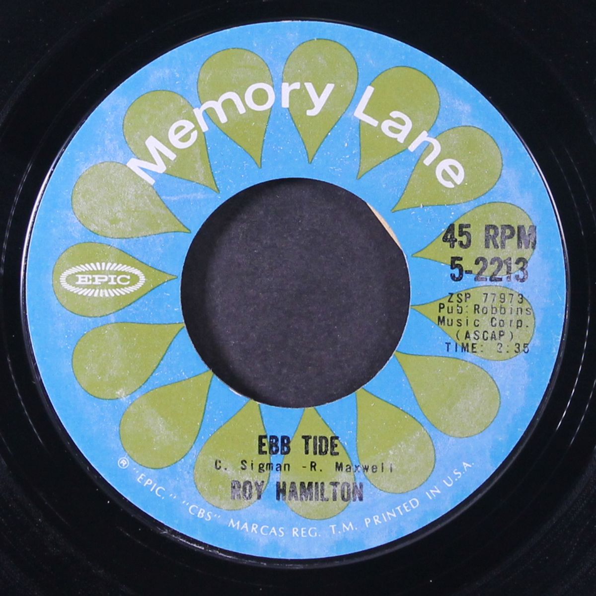 ebb tide / you can have her by ROY HAMILTON