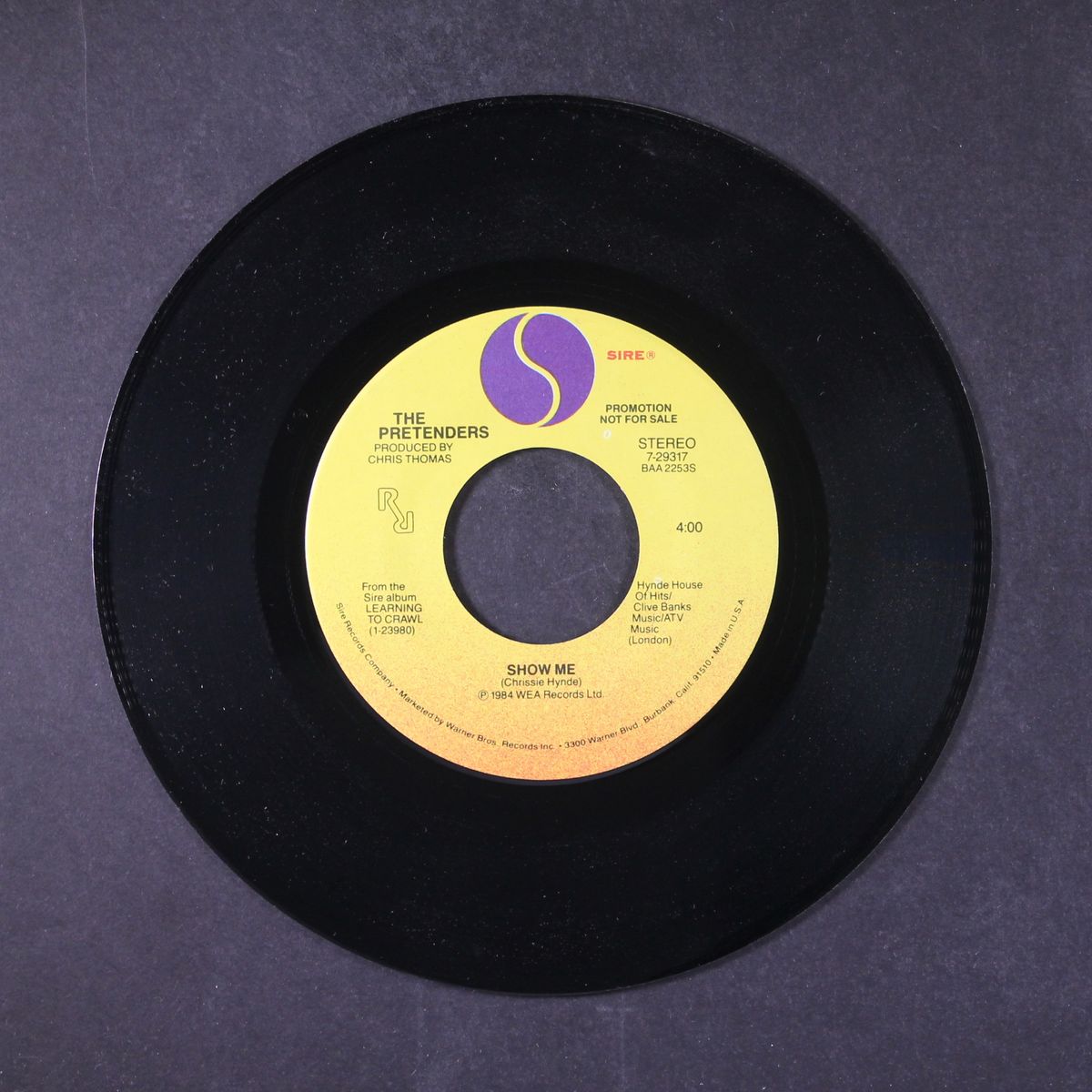 show me / fast or slow by PRETENDERS