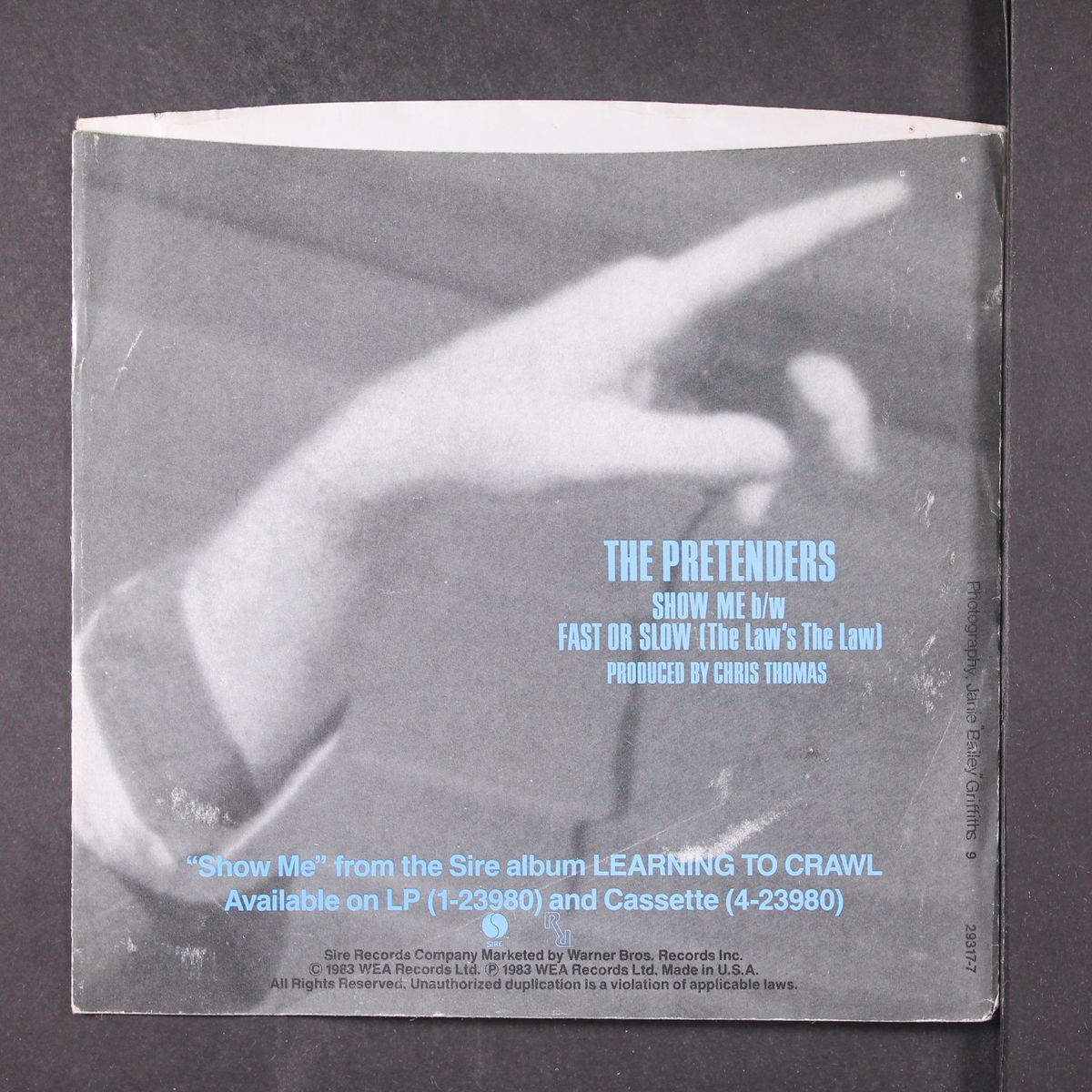 show me / fast or slow by PRETENDERS