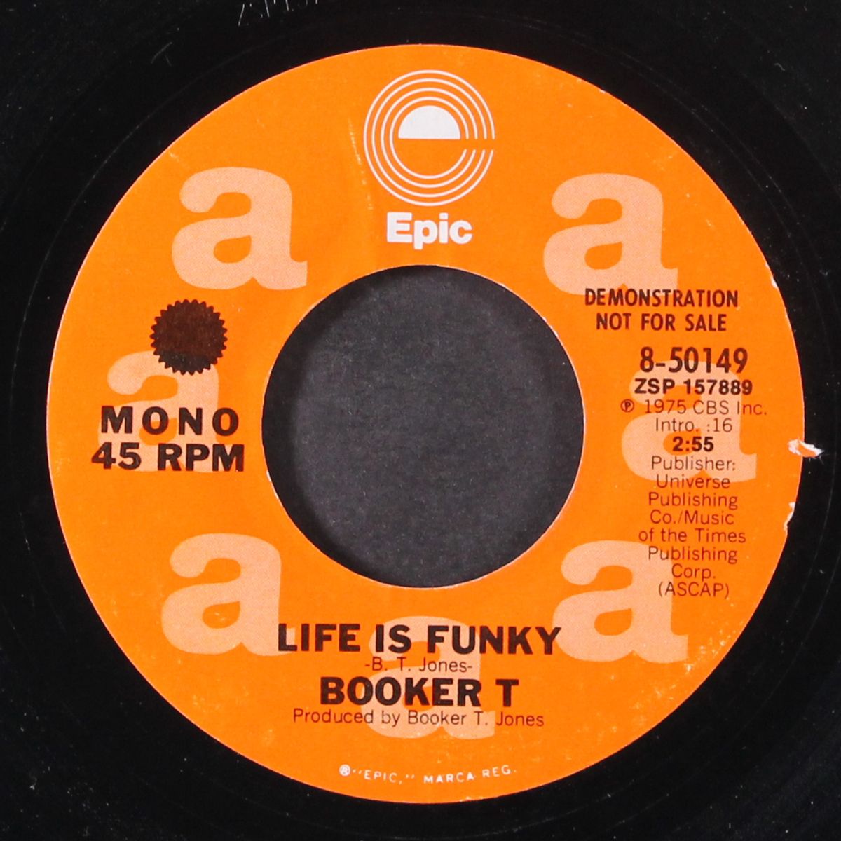 life is funky / mono by BOOKER T
