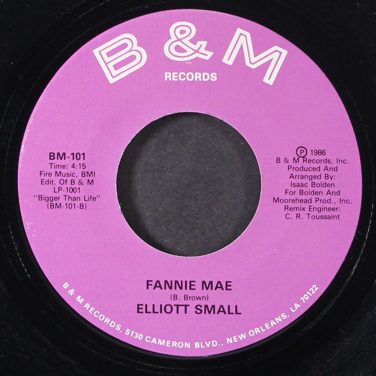 gotta be serious / fannie mae by ELLIOTT SMALL
