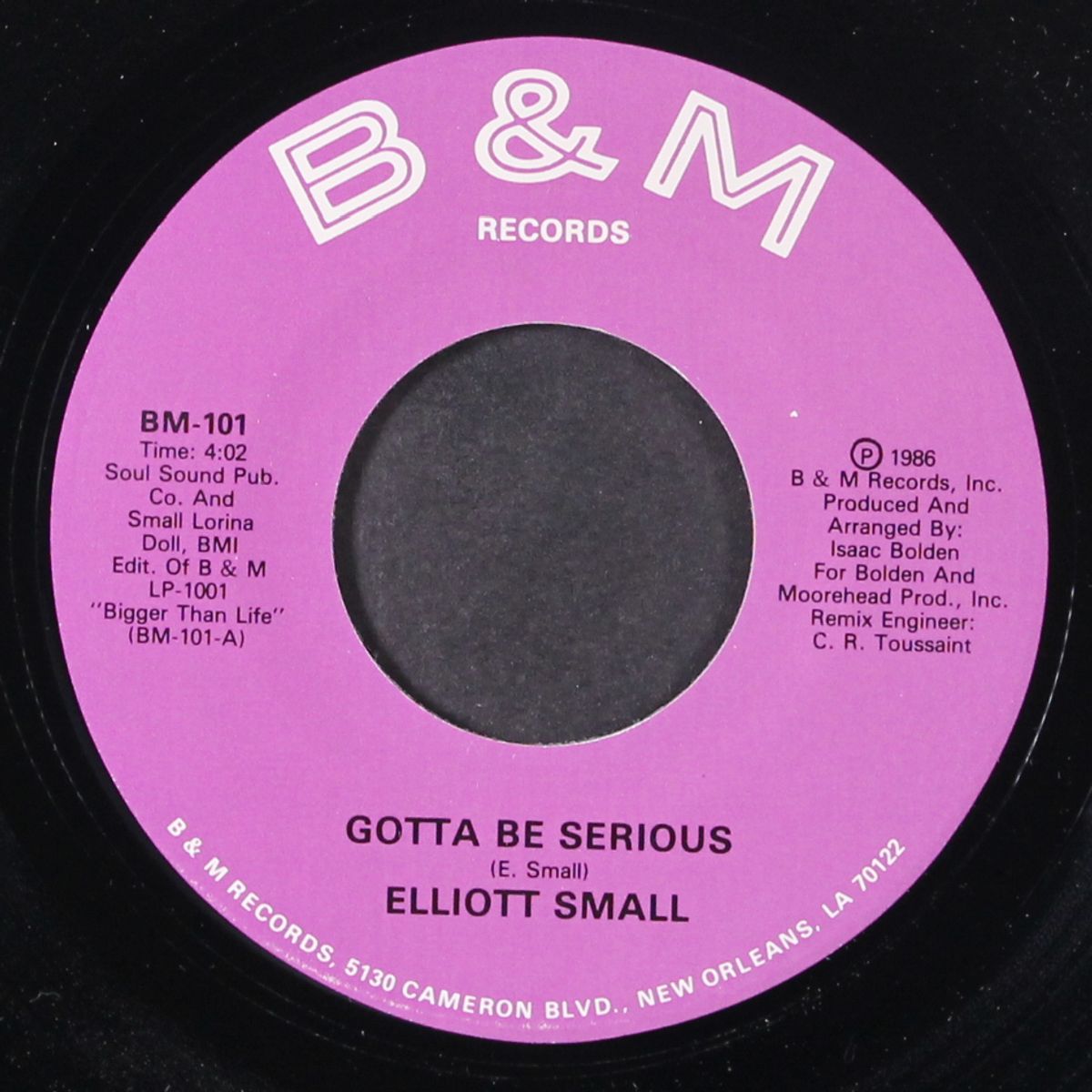 gotta be serious / fannie mae by ELLIOTT SMALL