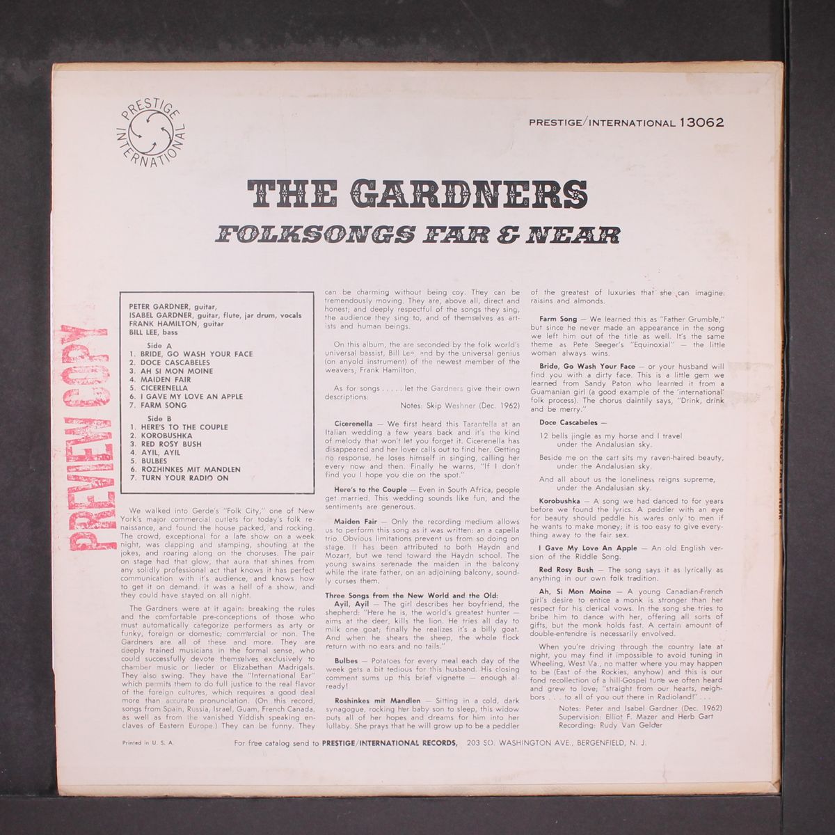 folksongs far and near by GARDNERS