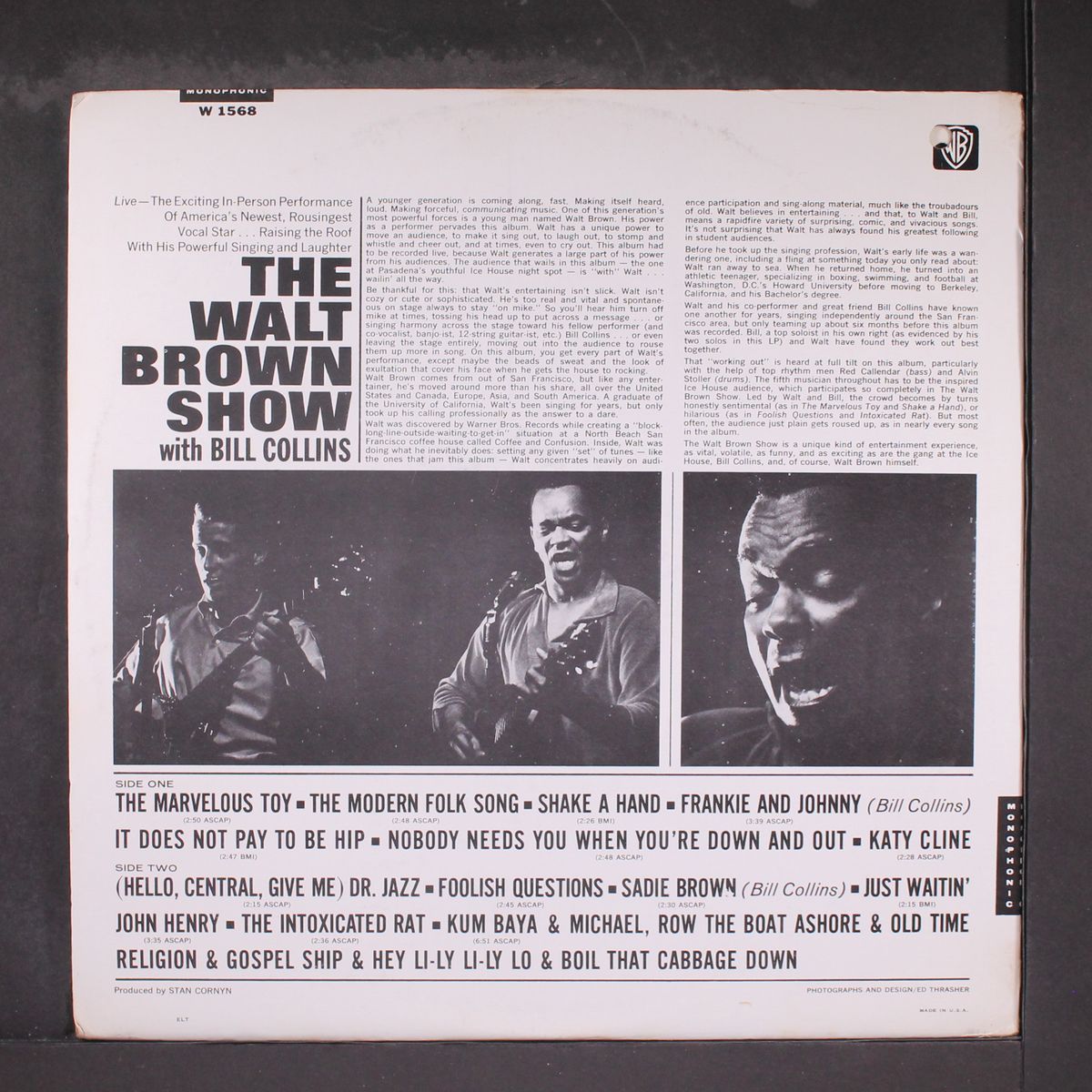 the walt brown show by WALT BROWN