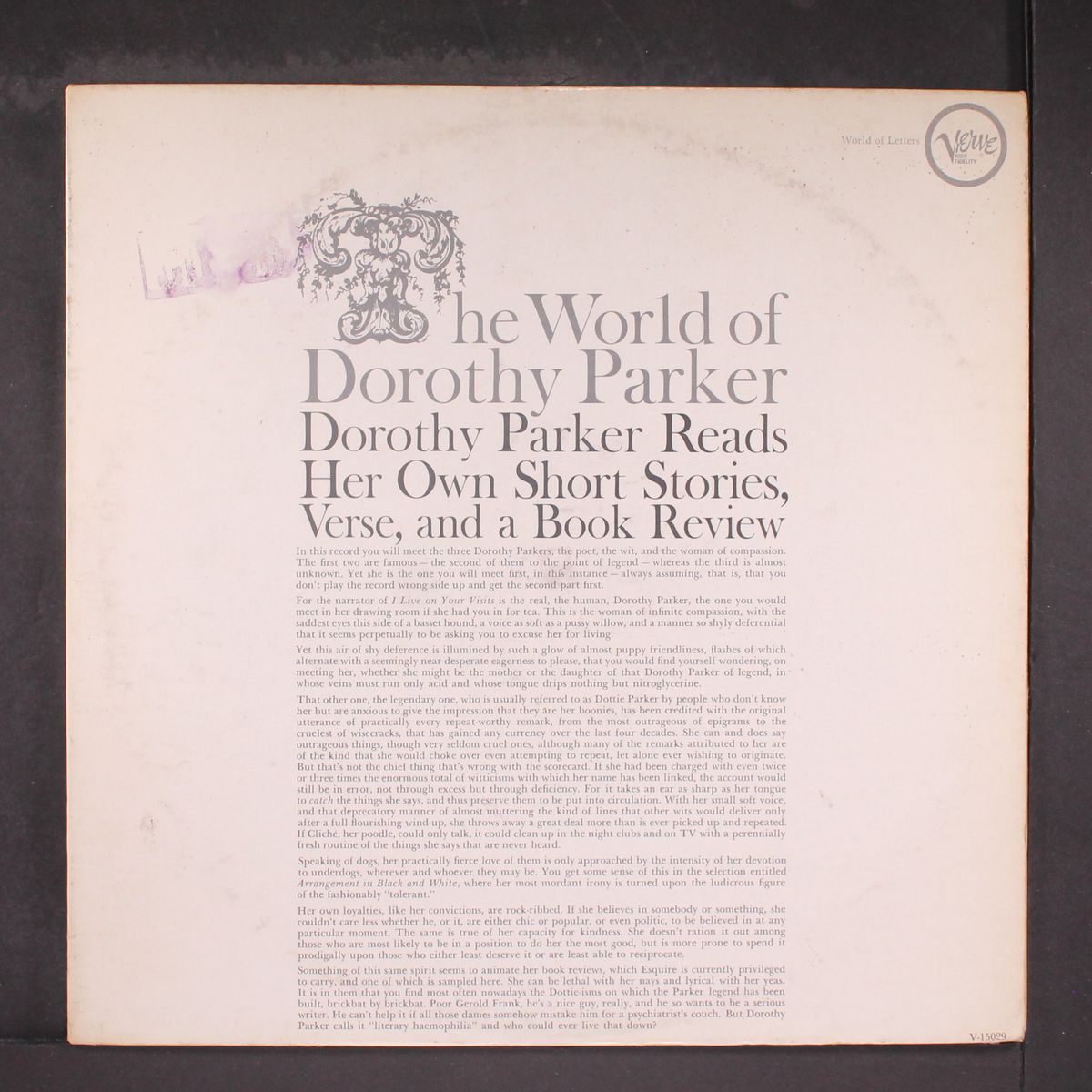 the world of dorothy parker by DOROTHY PARKER