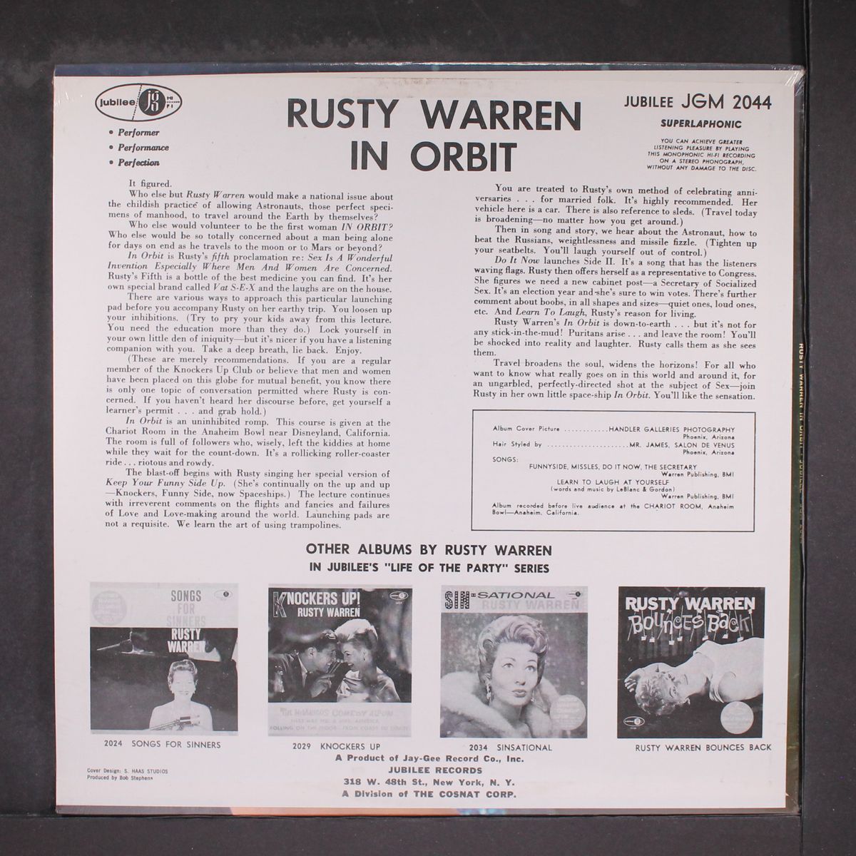 in orbit by RUSTY WARREN