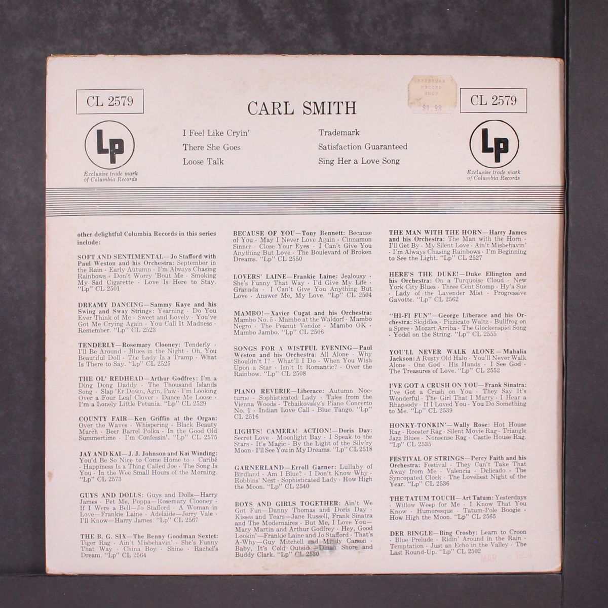 carl smith by CARL SMITH
