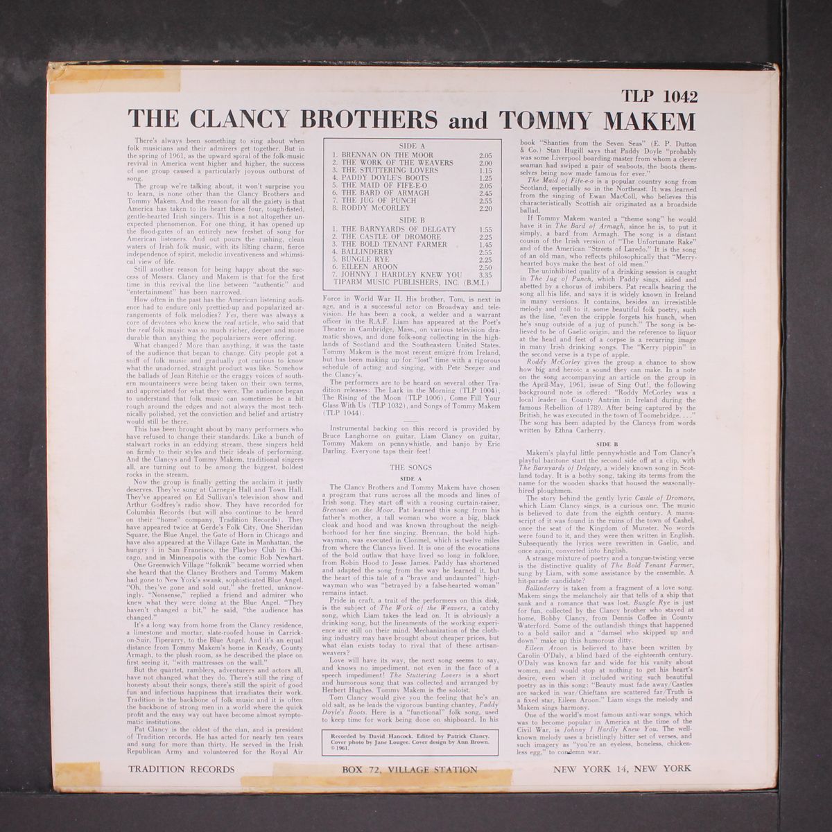 clancy brothers & tommy makem by CLANCY BROTHERS & TOMMY MAKEM