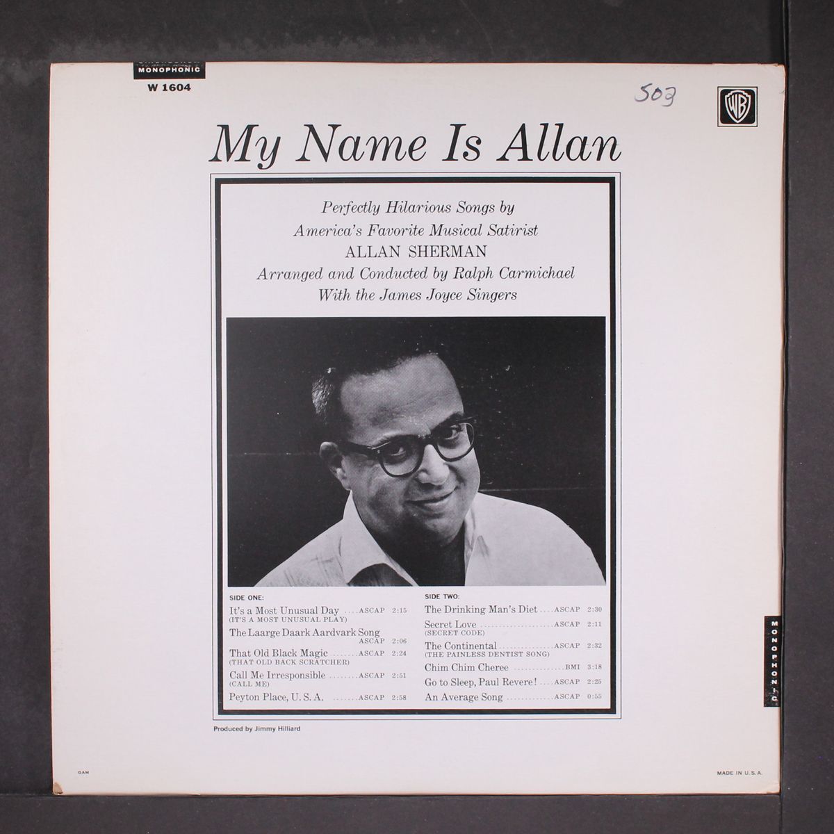 my name is... by ALLAN SHERMAN