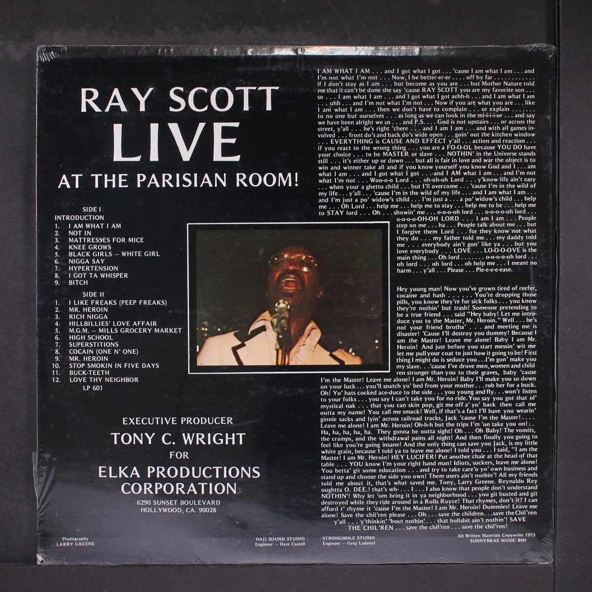 live! by RAY SCOTT