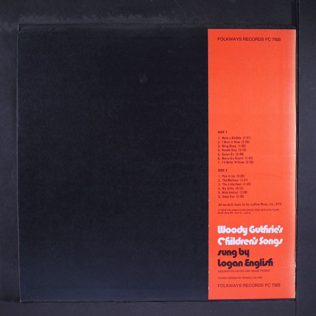 woody guthrie's children's songs by LOGAN ENGLISH
