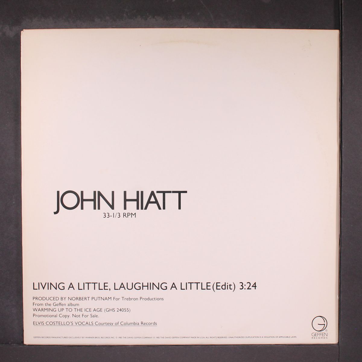 living a little, laughing a little / same by JOHN HIATT