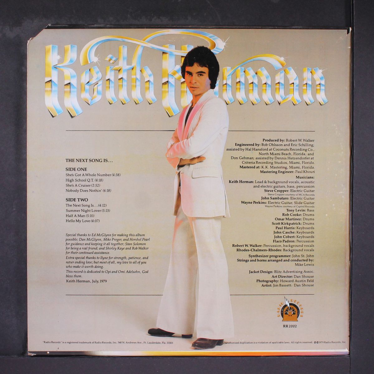 the next song is by KEITH HERMAN