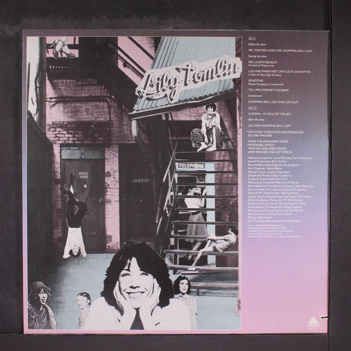 on stage by LILY TOMLIN