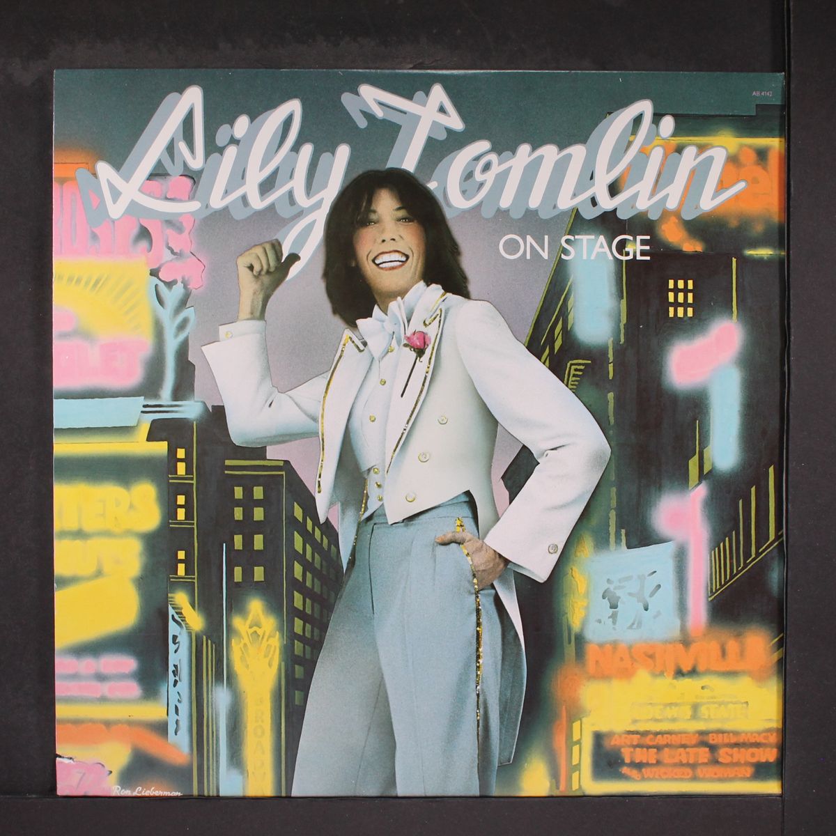on stage by LILY TOMLIN