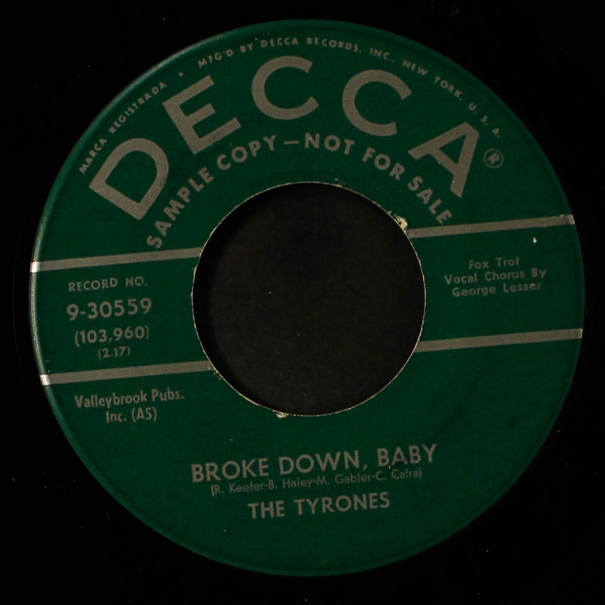 broke down, baby / giggles by TYRONES