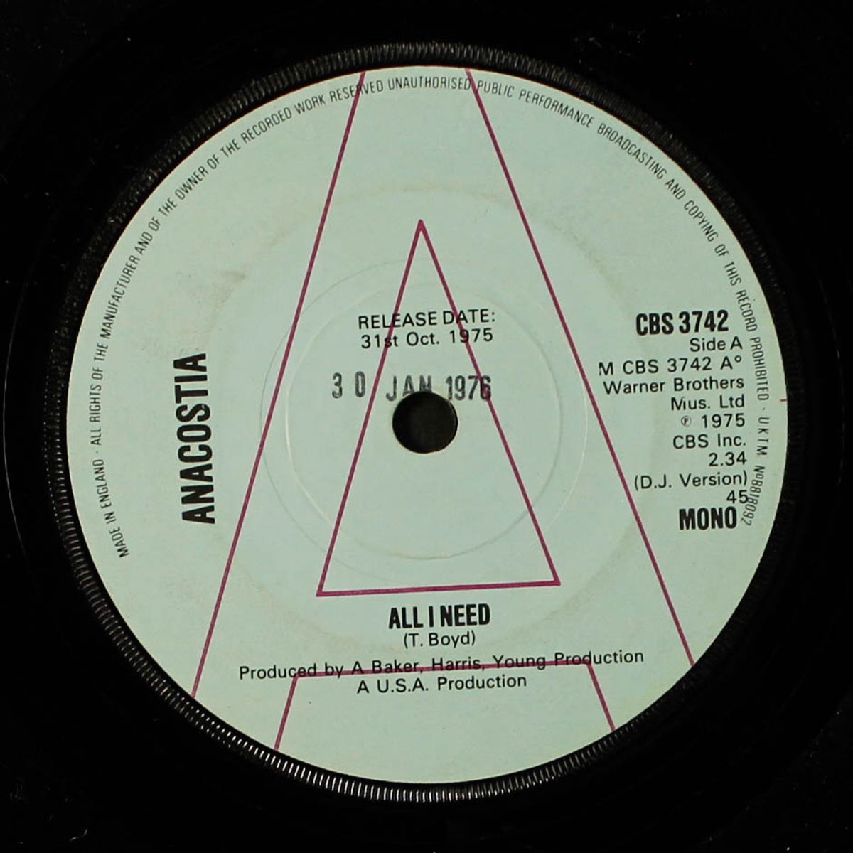 all i need / mono by ANACOSTIA