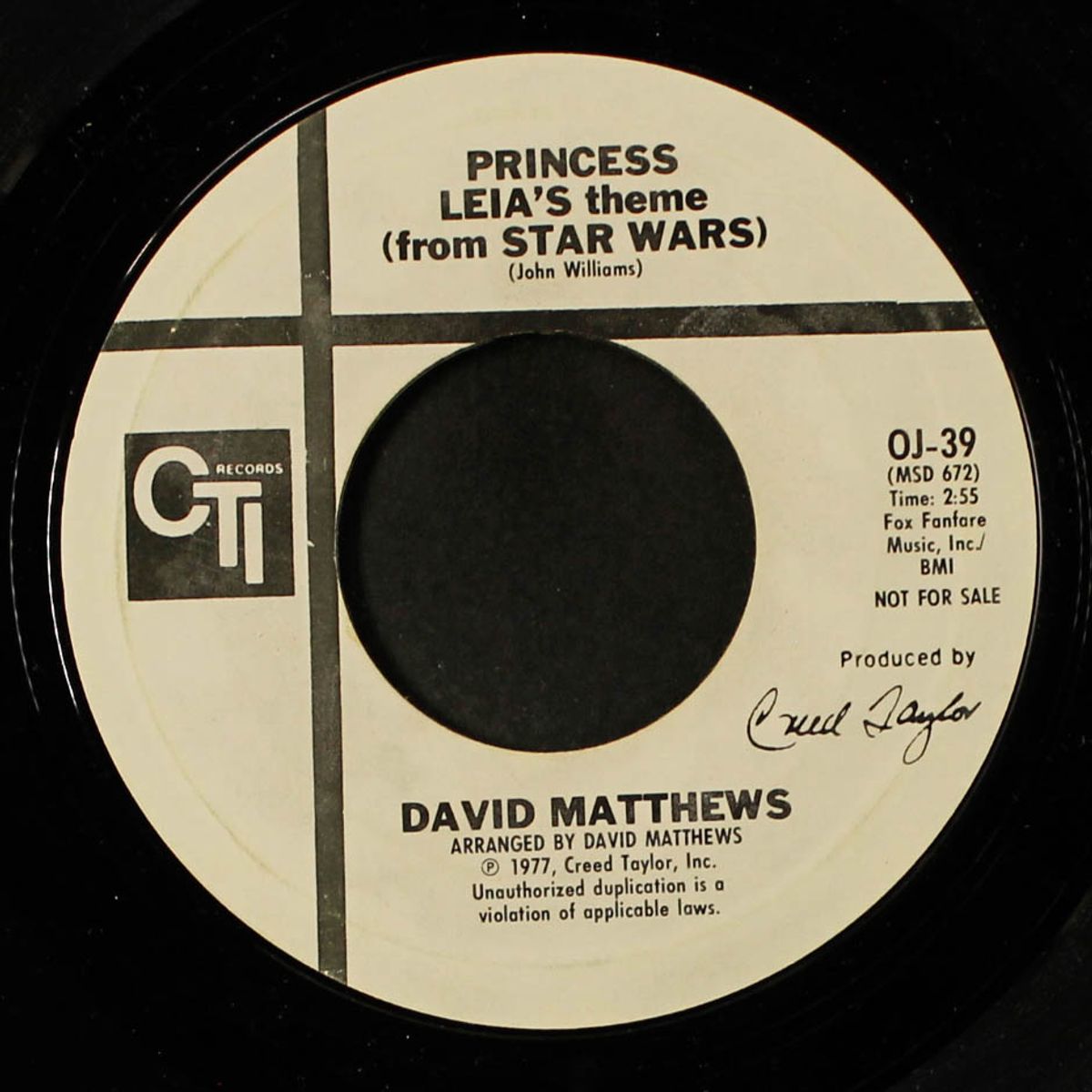princess leia's theme by DAVID MATTHEWS