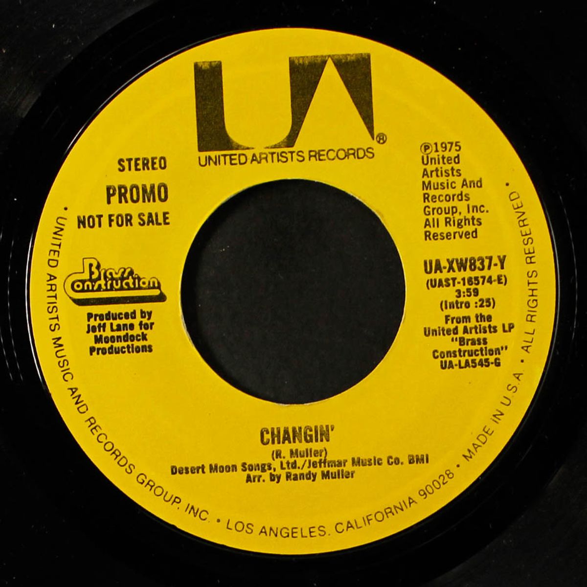 changin' / mono by BRASS CONSTRUCTION