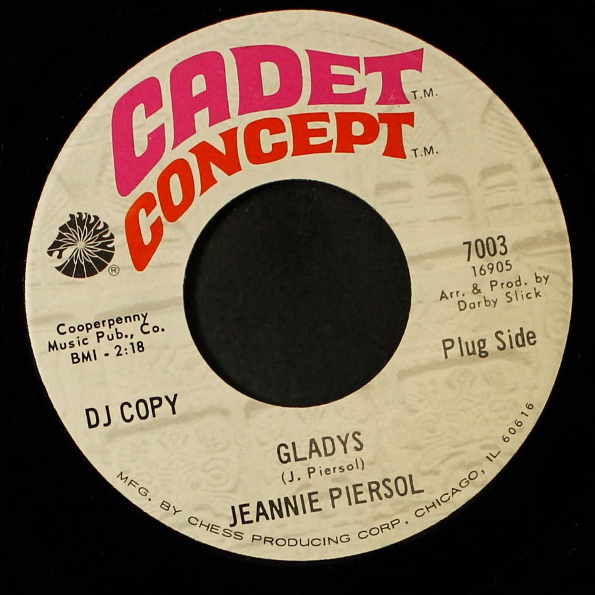 gladys / with your love by JEANNIE PIERSOL