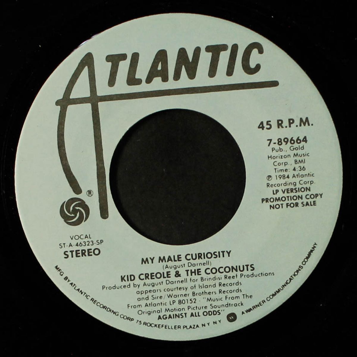 my male curiosity / short by KID CREOLE & COCONUTS