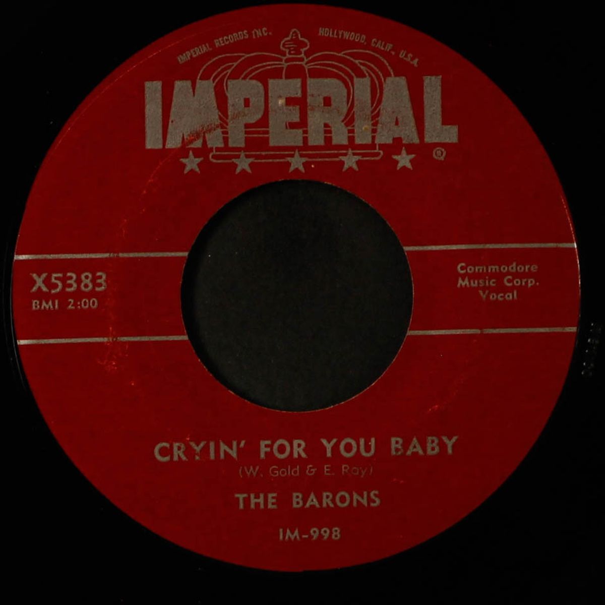 so long, my darling / cryin' for you baby by BARONS