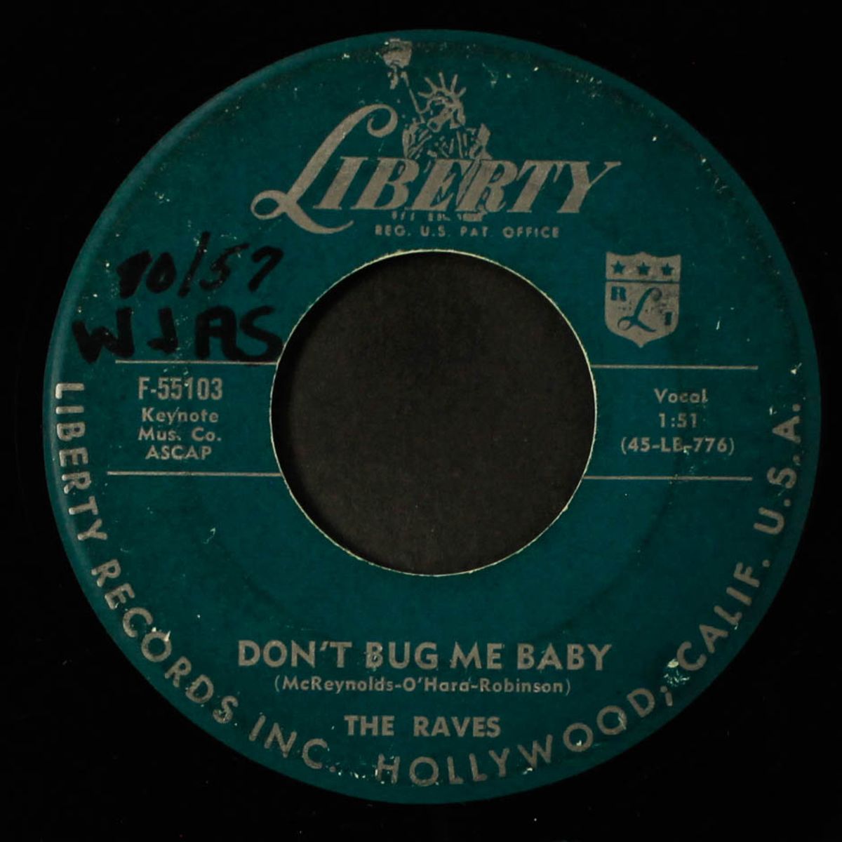 don't bug me baby / if i knew the way by RAVES