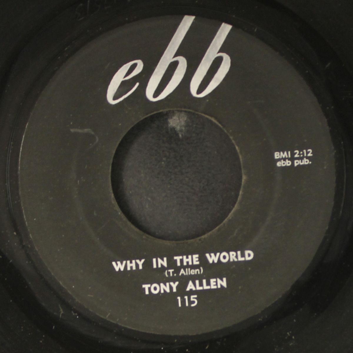 why in the world / come back by TONY ALLEN