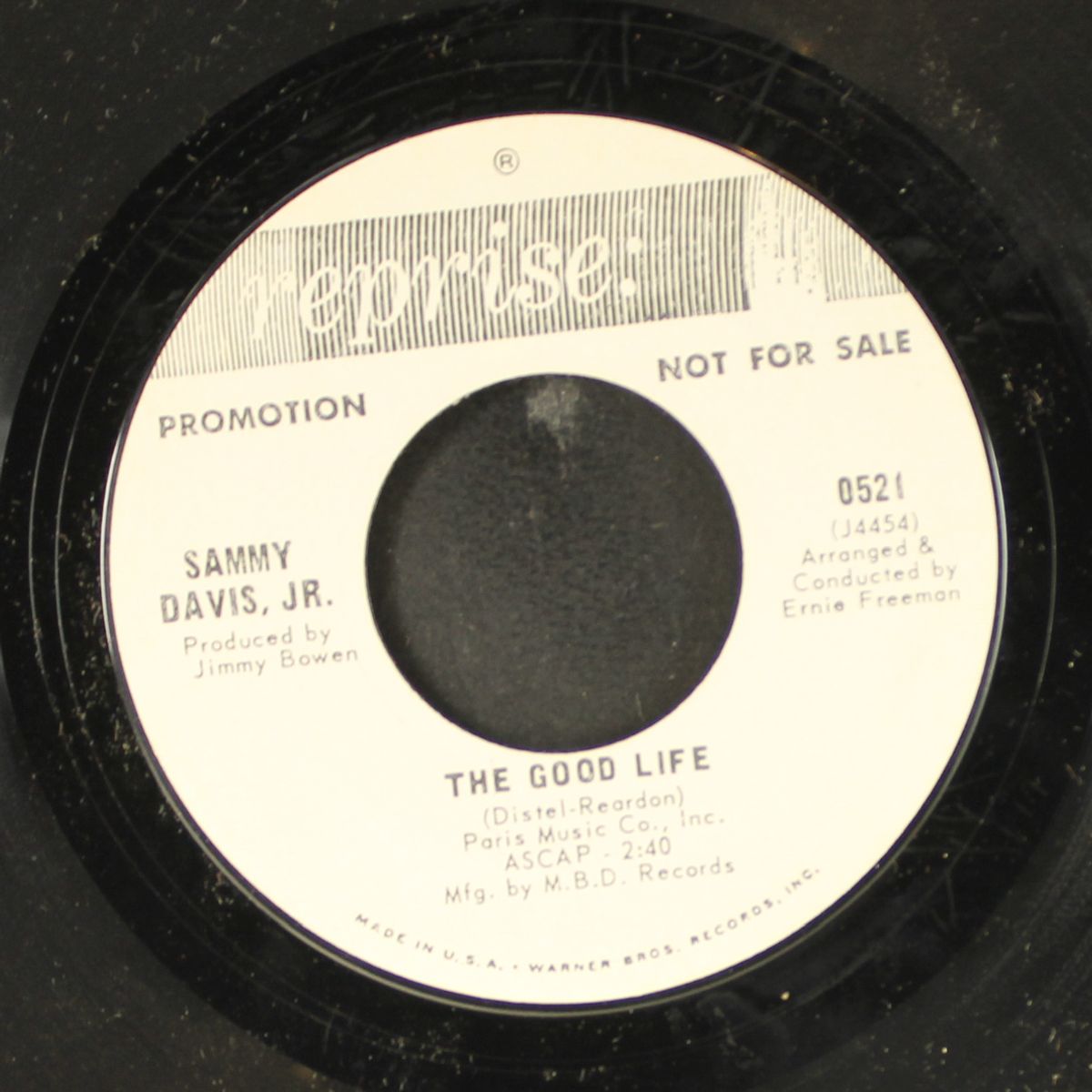 we'll be together again / the good life by SAMMY DAVIS JR.