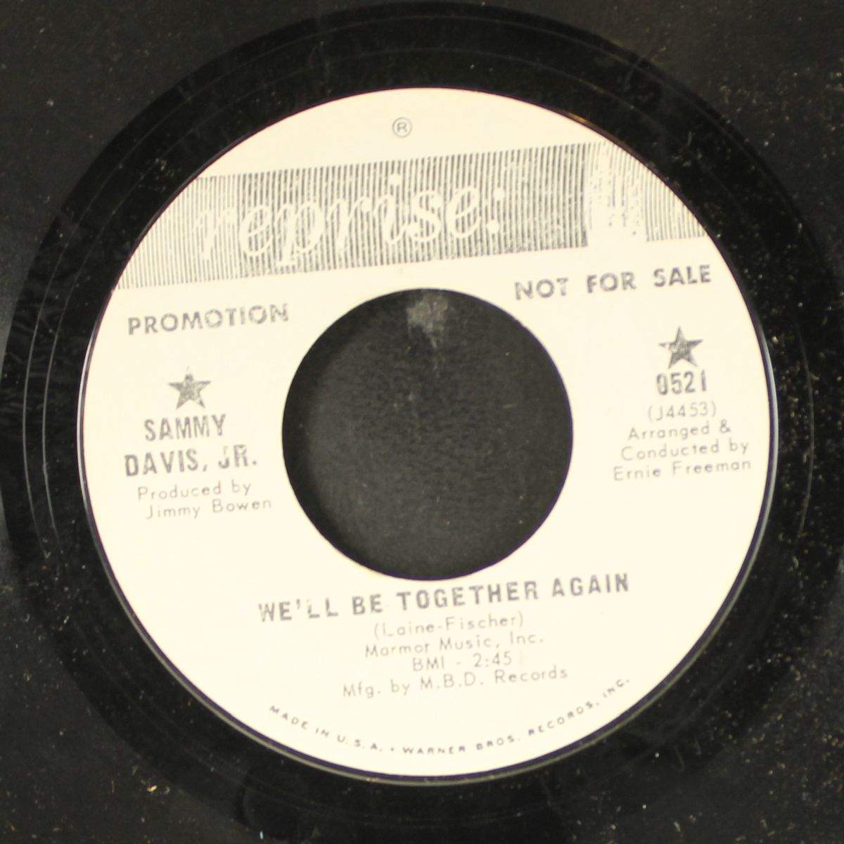 we'll be together again / the good life by SAMMY DAVIS JR.