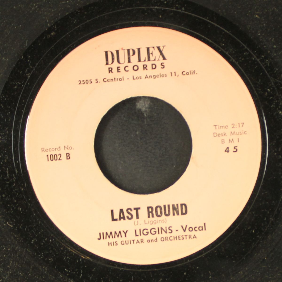 last round / blues for love by JIMMY LIGGINS