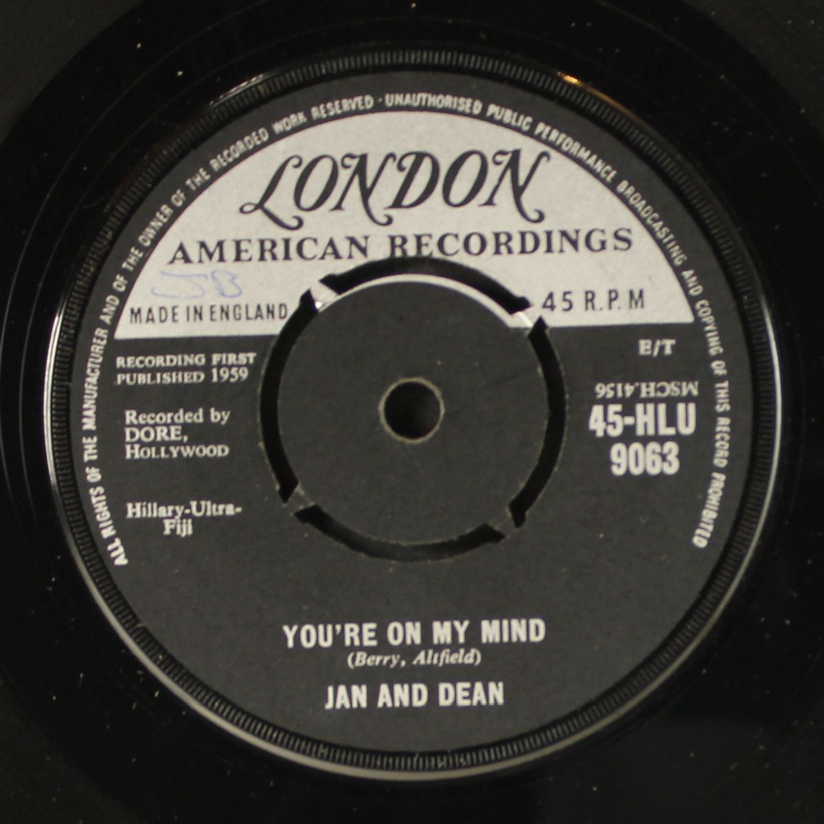 clementine / you're on my mind by JAN & DEAN