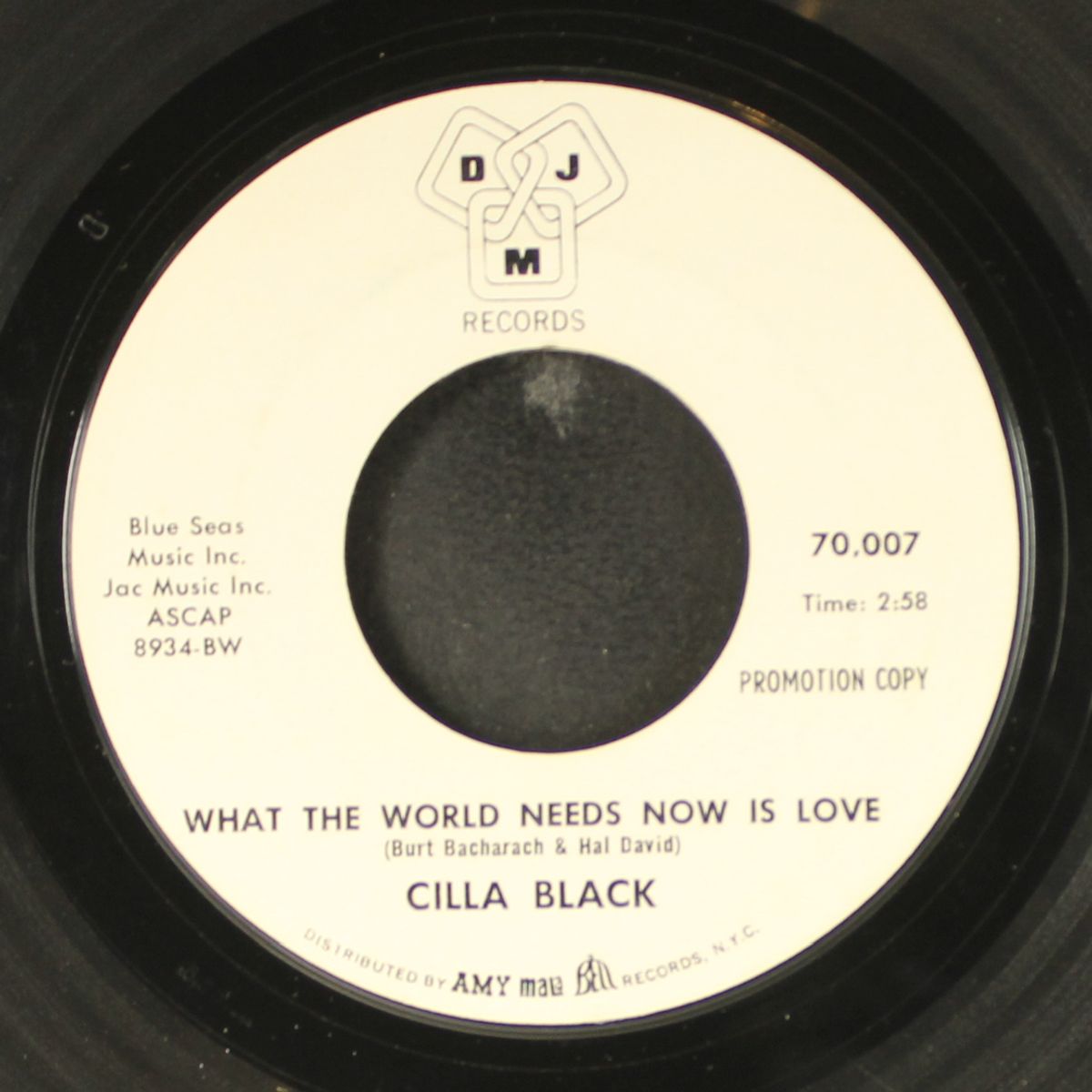 what the world needs now is love by CILLA BLACK