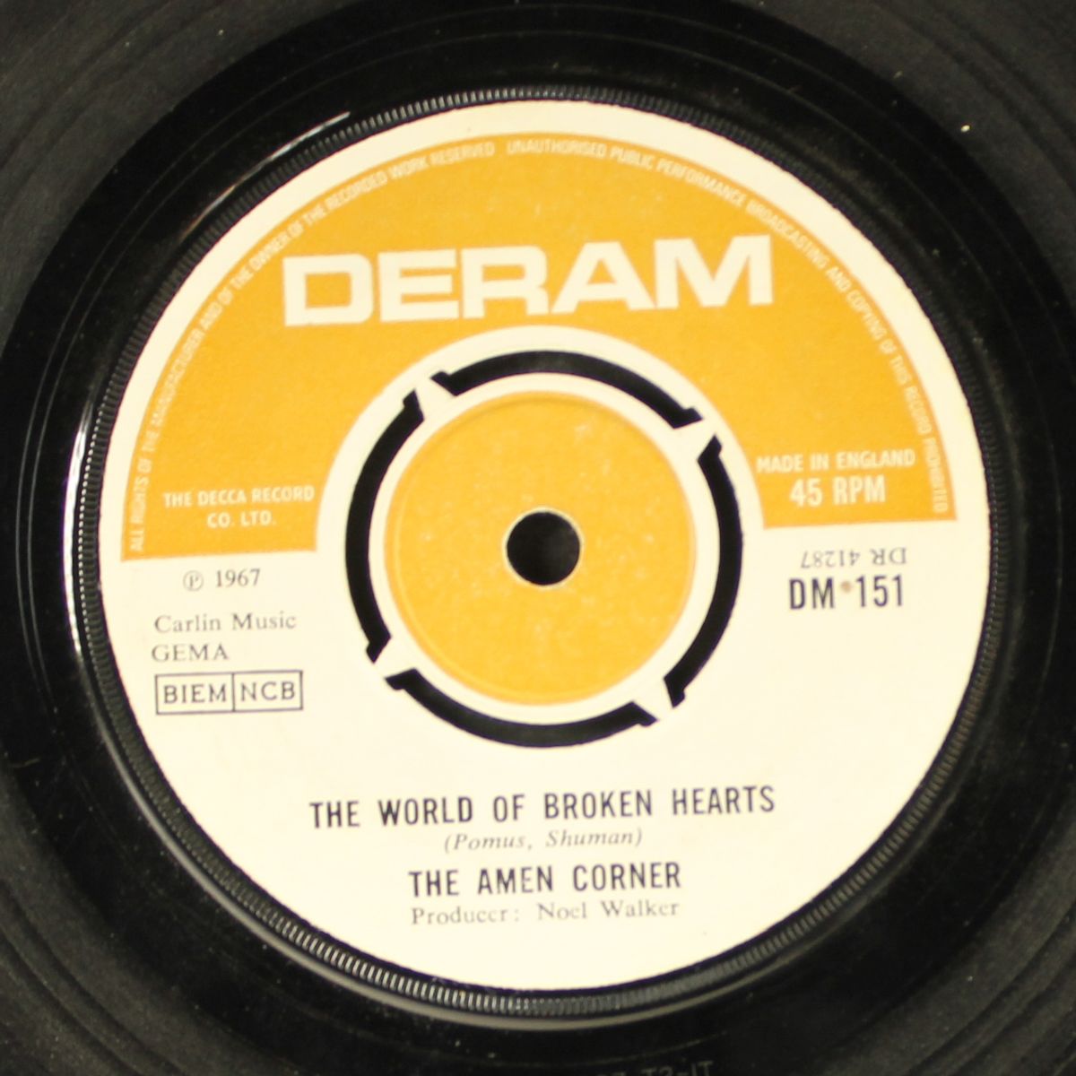 the world of broken hearts by AMEN CORNER