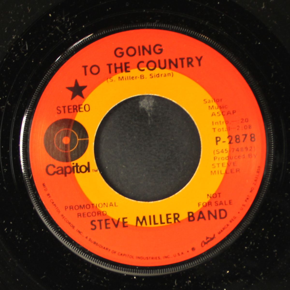 going to the country / never kill another man by STEVE MILLER BAND