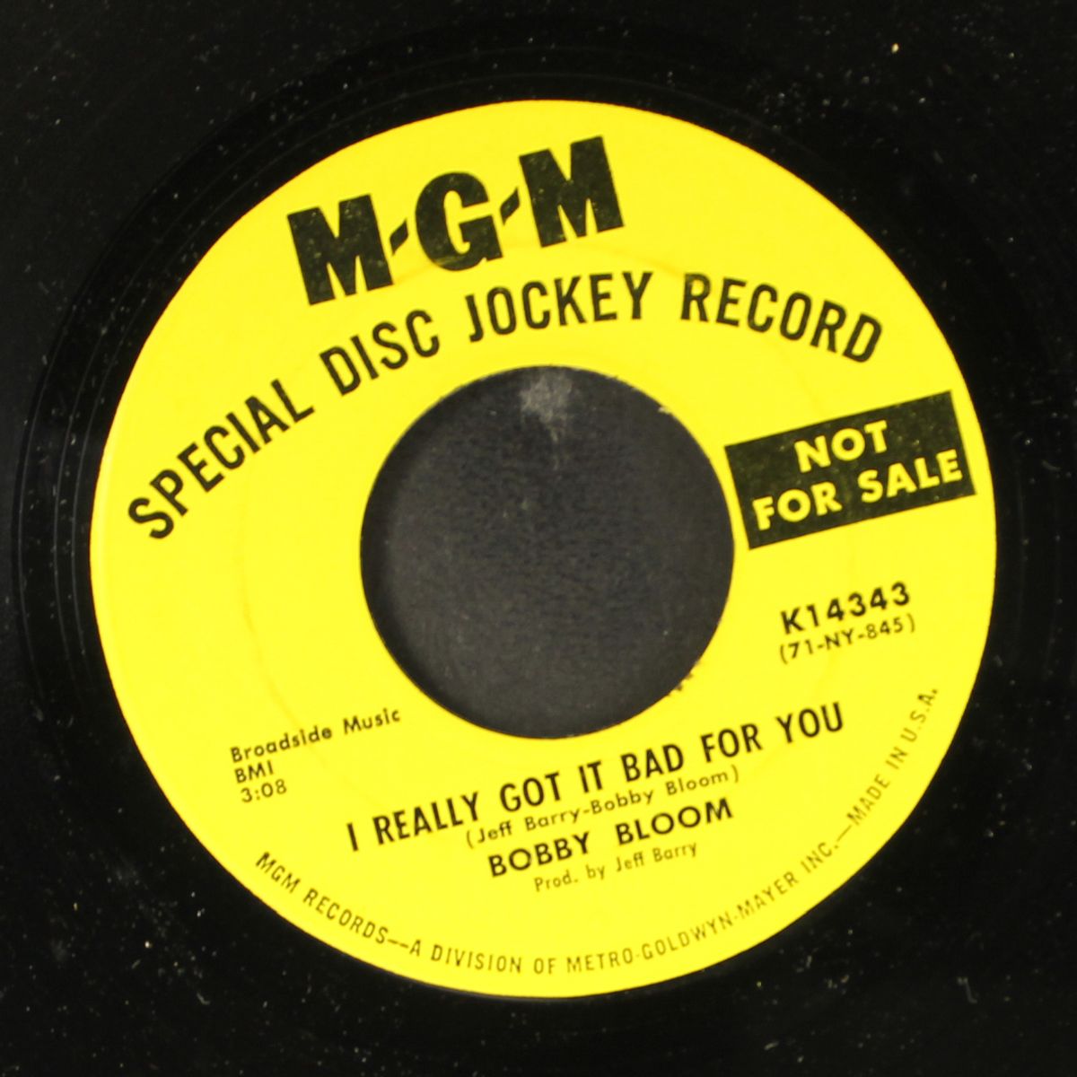 i really got it bad for you / until they say mercy by BOBBY BLOOM