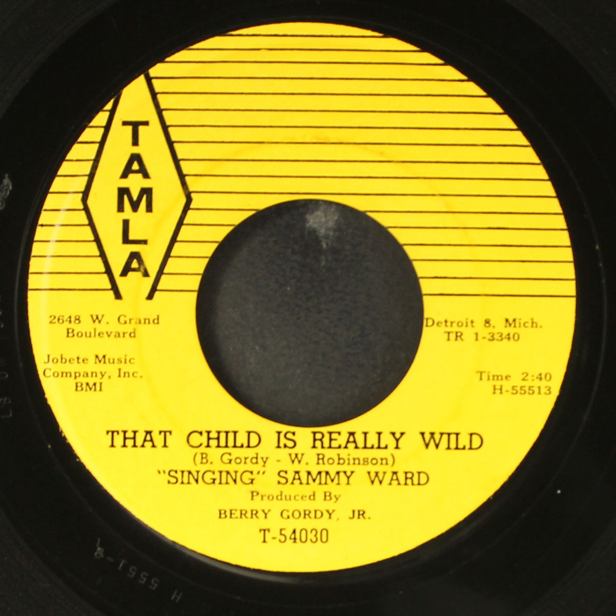 who's the fool / what child is really wild by SINGIN' SAMMY WARD