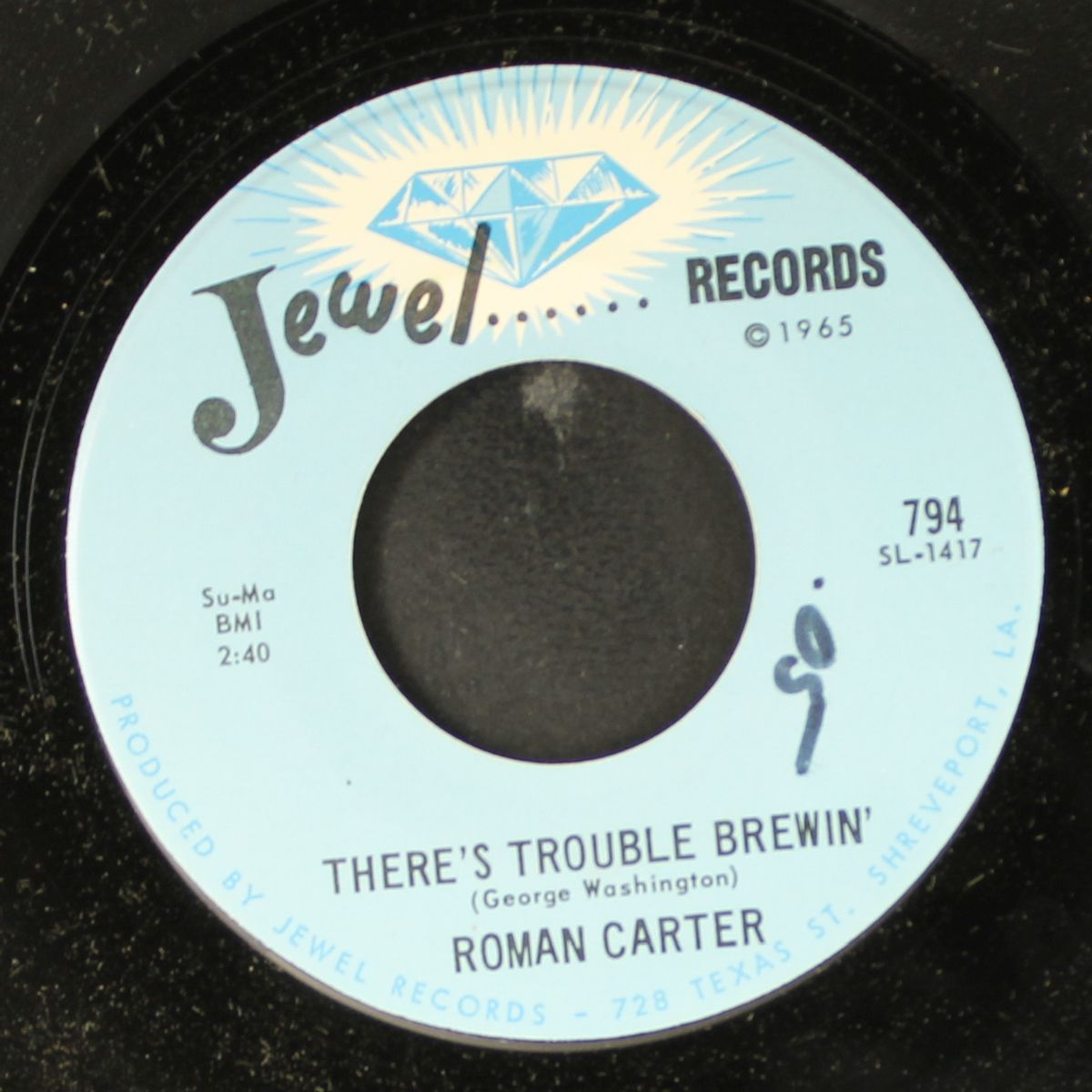 queen bee / there's trouble brewin' by ROMAN CARTER