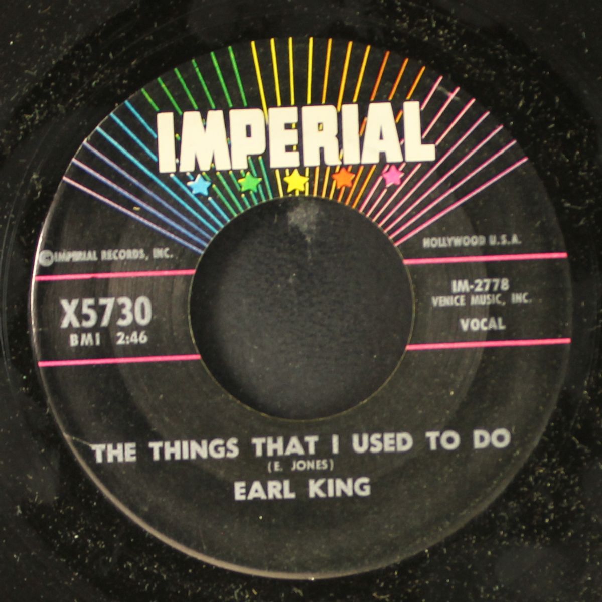 love me now / the things that i used to do by EARL KING