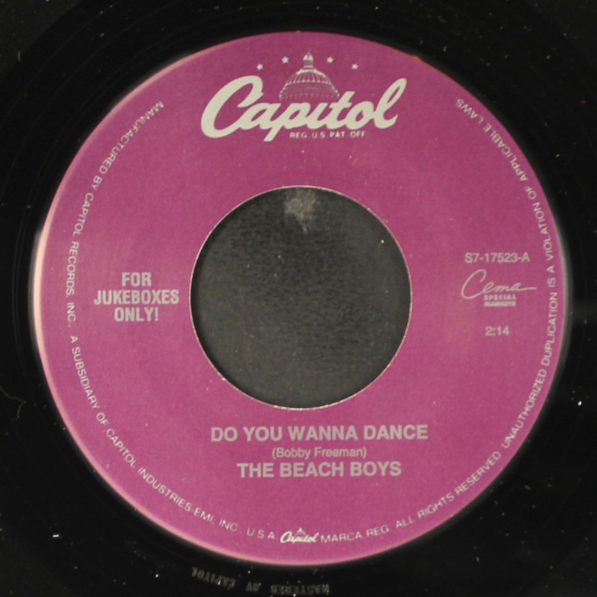 do you wanna dance? / ruby baby by BEACH BOYS