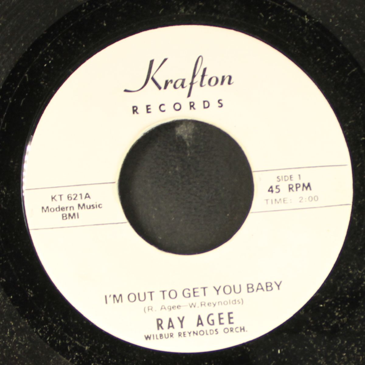 leave me alone / i'm out to get you baby by RAY AGEE
