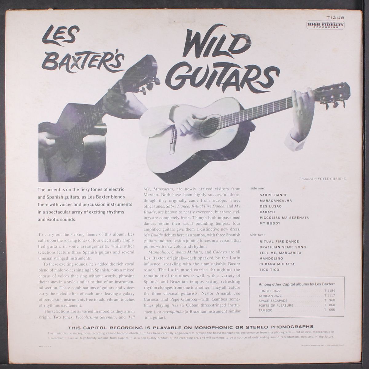 wild guitars by LES BAXTER