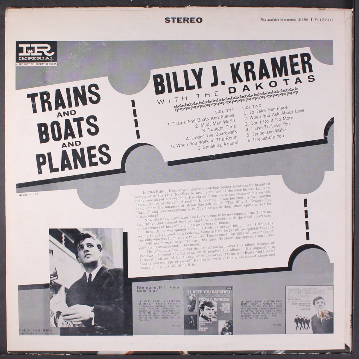 trains and boats and planes by BILLY J. KRAMER & DAKOTAS