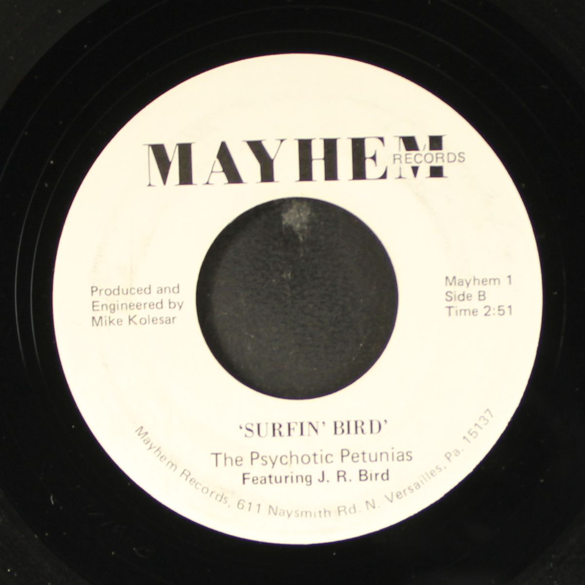 louie louie / surfin' bird by PSYCHOTIC PETUNIAS